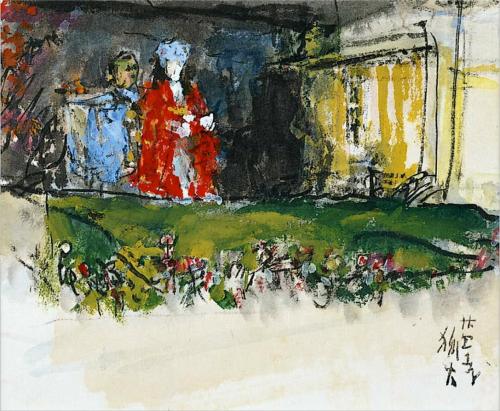 本朝廿四孝　狐火の場