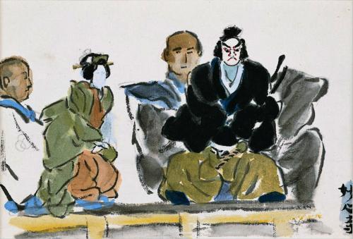 絵本太功記 妙心寺の場